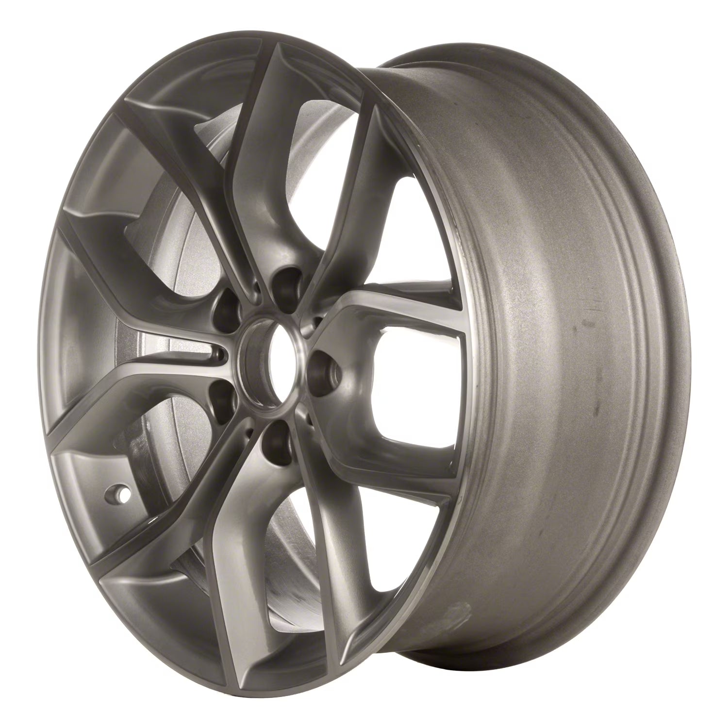 Remanufactured Machined and Painted Bright Silver Aluminum Wheel 18 x 8 36116787579 fits 2011-2018 BMW X3