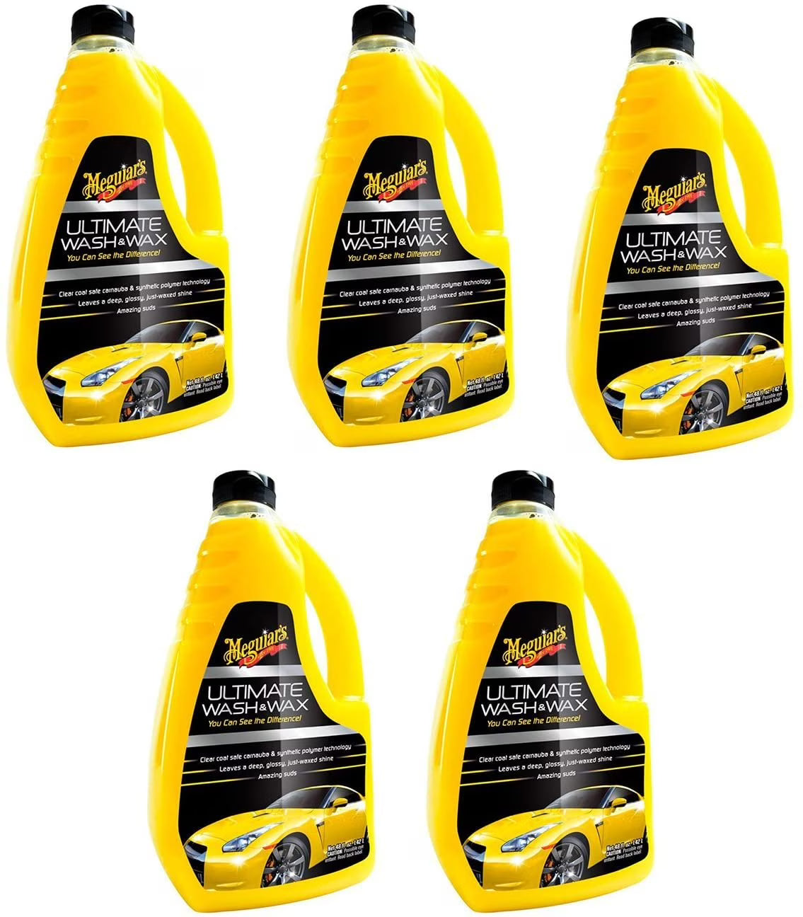 Meguiars G17748 Ultimate iZaMi Wash and Wax, 48 Ounce 5 Pack