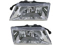 Headlight Assembly Set 2 Piece - Compatible with 2003 - 2004 Mercury Grand Marquis