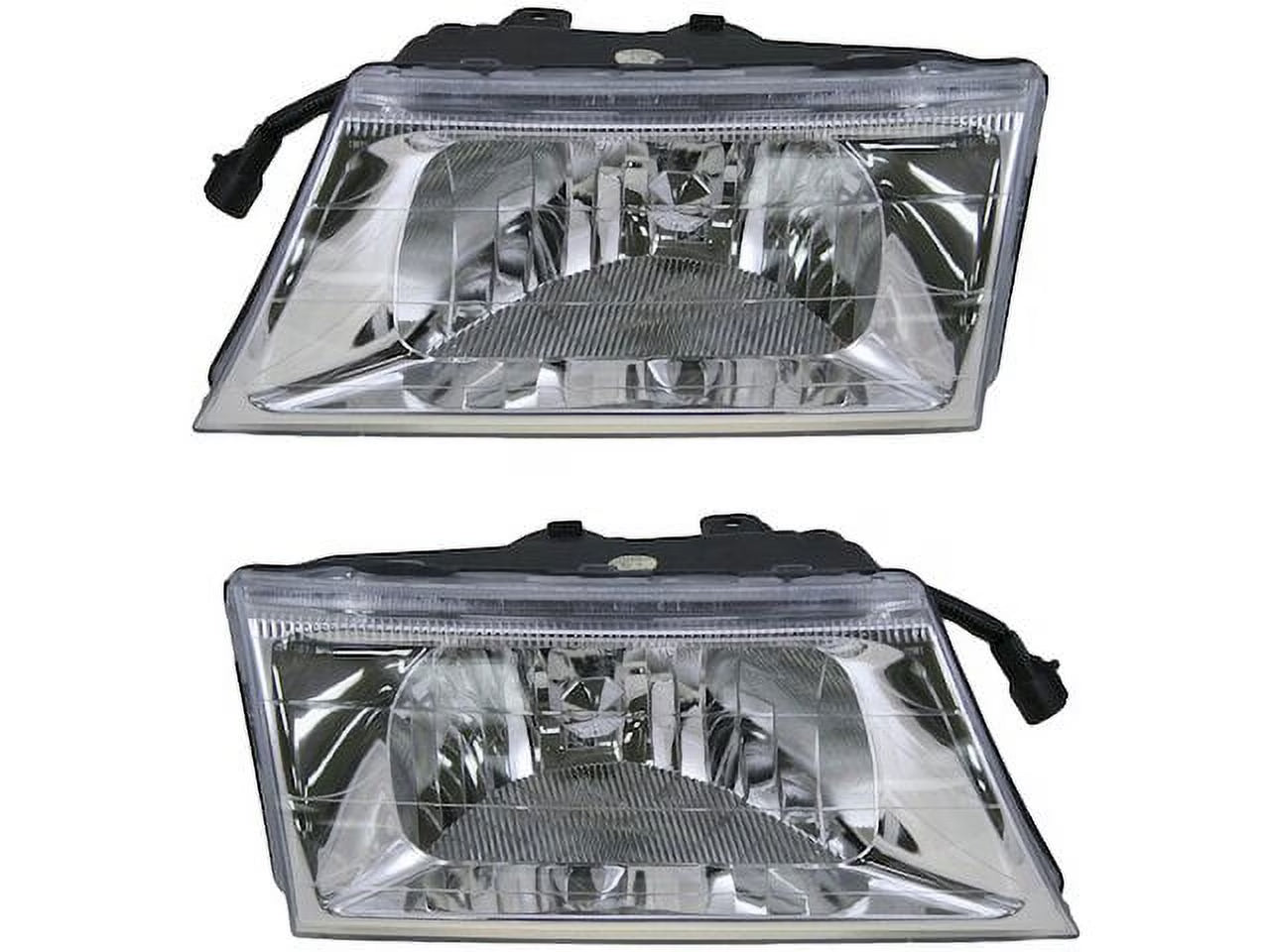 Headlight Assembly Set 2 Piece - Compatible with 2003 - 2004 Mercury Grand Marquis