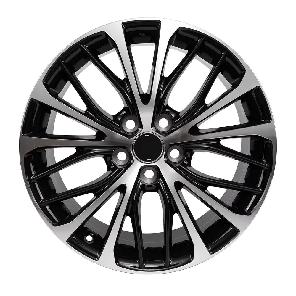 New 18  Replacement Rims for Toyota Camry SE 2018-2020, 18 X 8 inch Bright Black Wheels Rims