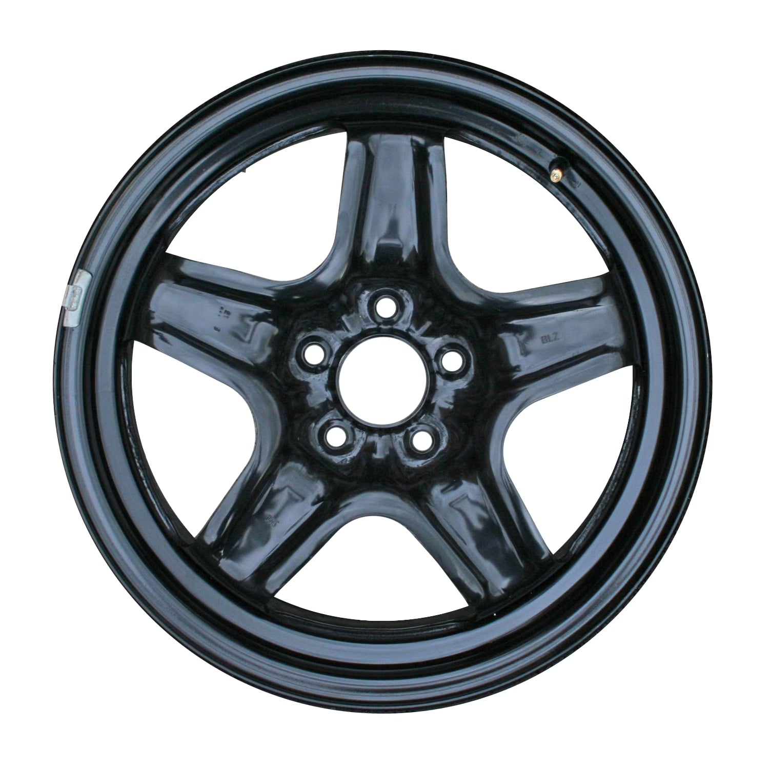 New Aftermarket Painted Black Steel Wheel 17 x 7 9597624 5 Spoke Style fits 2007-2009 Saturn Aura