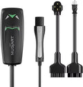 MUSTART Level 1 and Level 2 Portable Tesla Charger (15&40 Amp, 100-240V, 25ft Cable) NEMA 5-15&NEMA 14-50 Tesla Electric Vehicle Charger