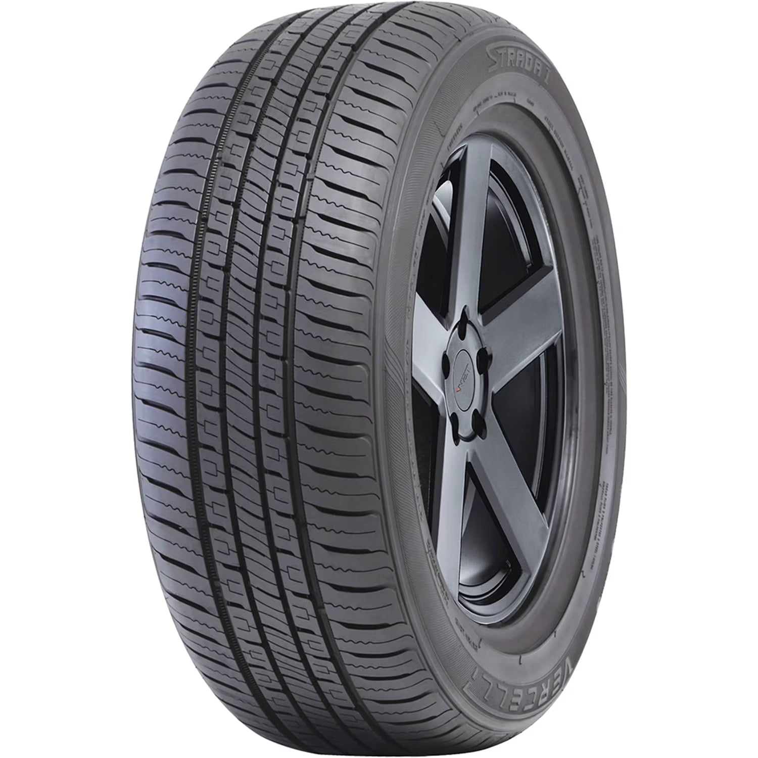 Set of 4 (FOUR) Vercelli Strada I 215/65R17 99V A/S All Season Tires Fits: 2011-14 Ford Mustang Base, 2005-07 Chrysler 300 Touring