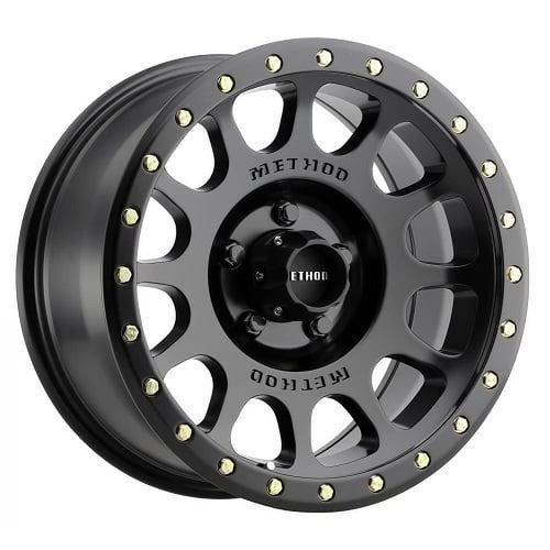 17x8.5 Method MR305 NV Matte Black Wheel 5x5 (25mm) Fits select: 2015-2019,2021 JEEP WRANGLER UNLIMITED