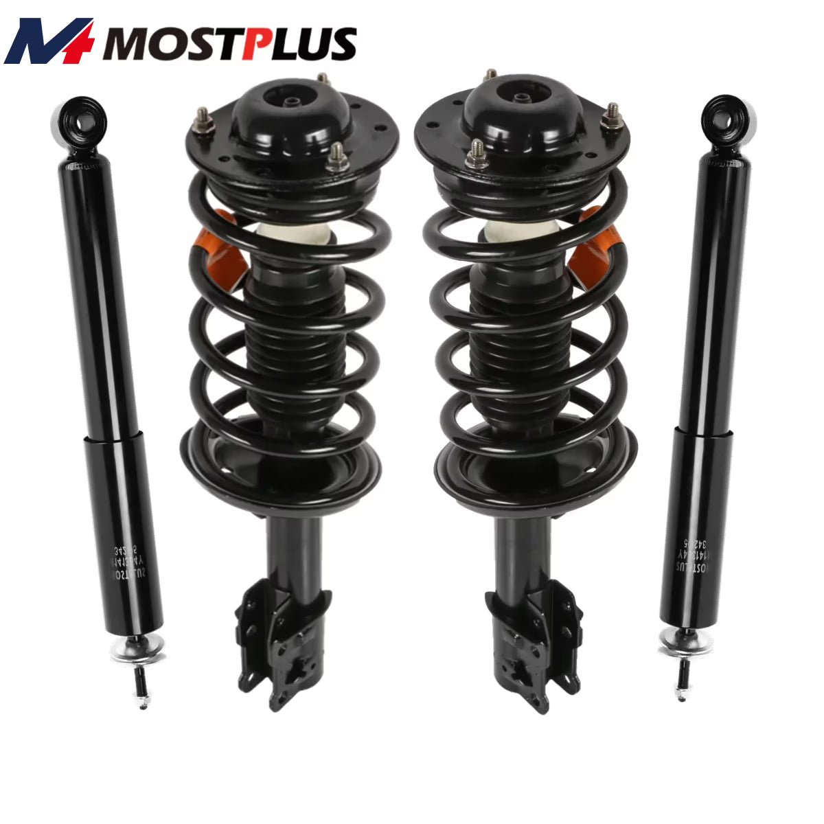 MOSTPLUS 4PCS Front & Rear Shocks Struts for Saturn Aura Chevrolet Malibu Pontiac G6