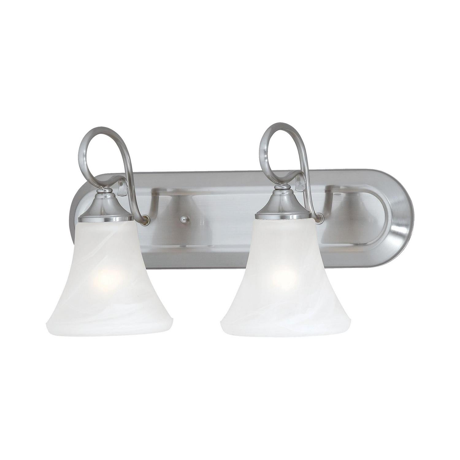 Elk Home 18-Inch Wide Elipse Vanity Light. Traditional. Brushed Nickel