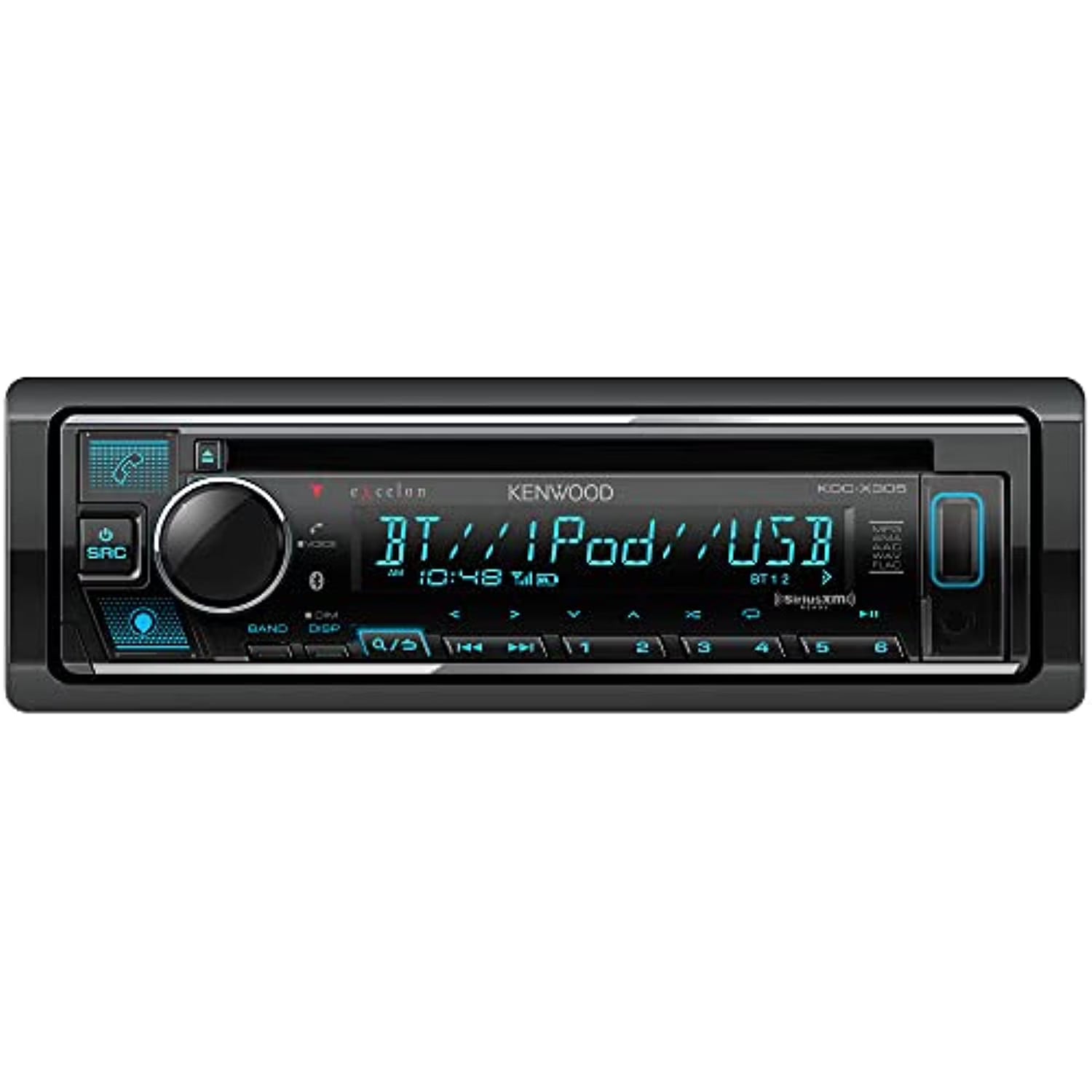 Kenwood KDC-X305 Bluetooth Single DIN CD receiver with Alexa