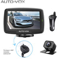 Auto-Vox Wireless Digital Backup Camera System, Trucks Digital Rear View Camera & 4.3  Monitor, Reversing Camera for Cars Under 33FT