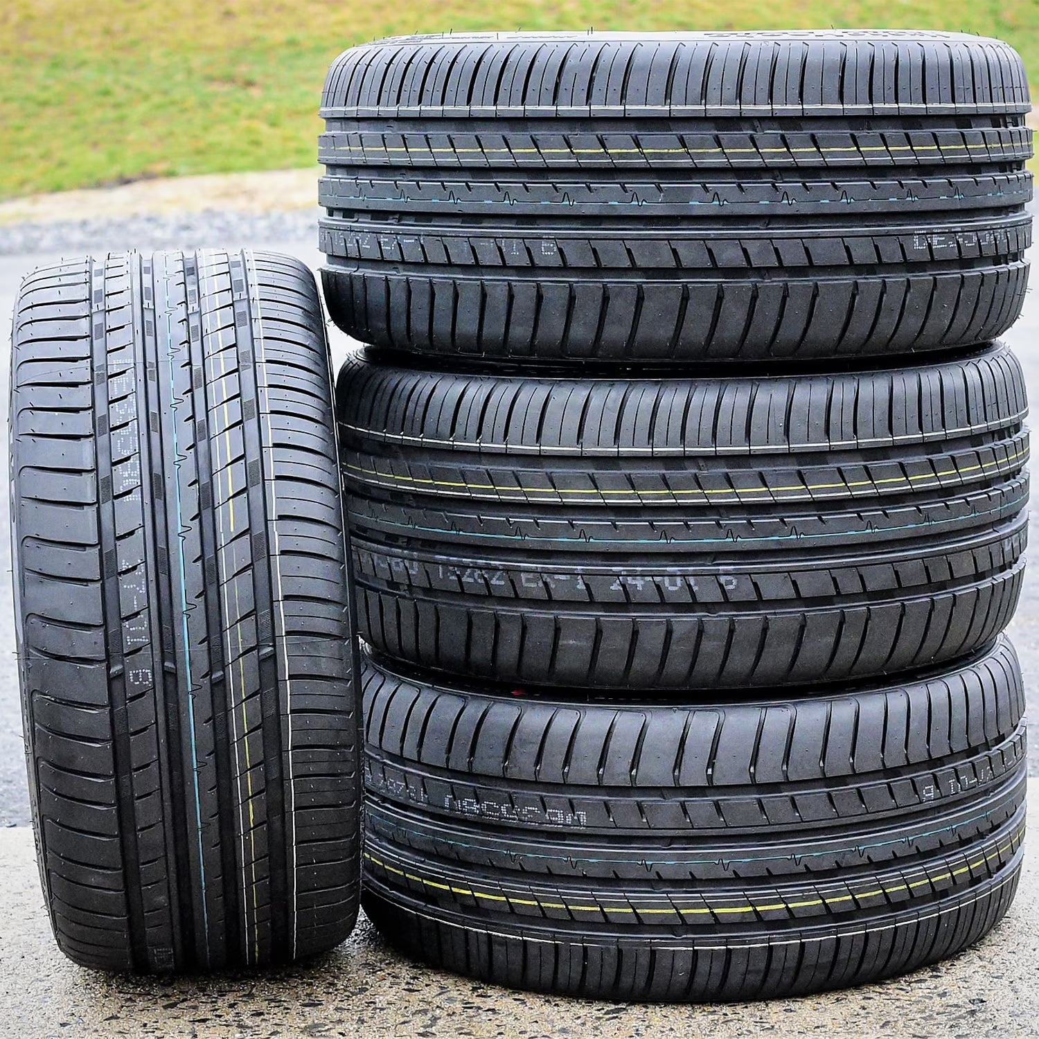 Set of 4 (FOUR)Cosmo MuchoMacho 235/45R18 ZR 98Y XL A/S High Performance All Season Tire Fits: 2010-12 Nissan Altima SR, 2013-14 Honda Accord Sport
