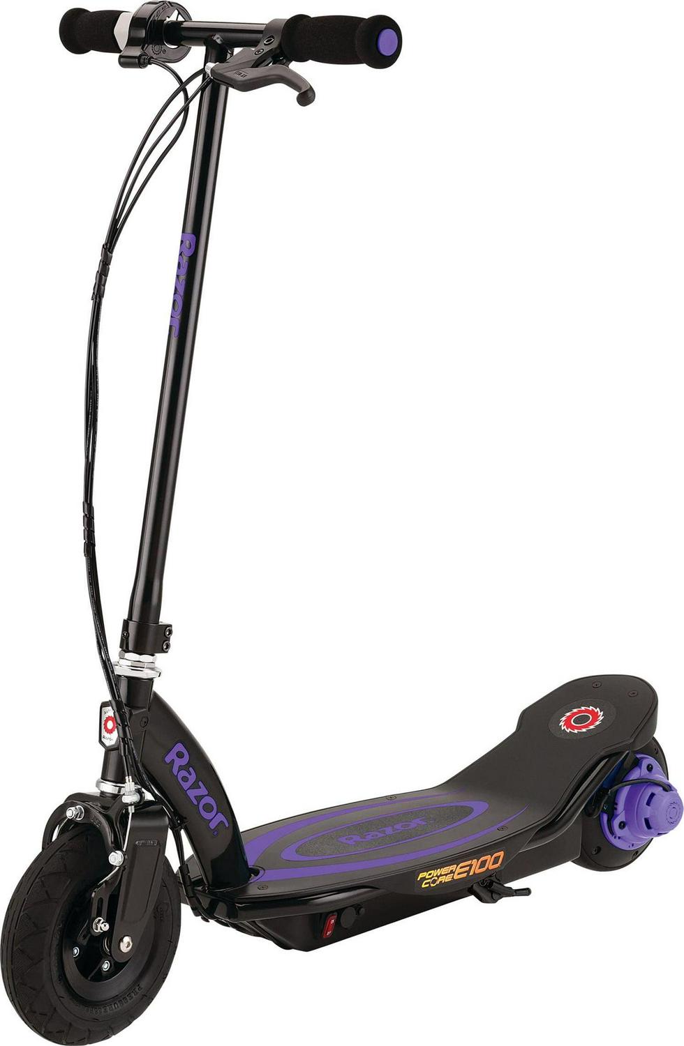 Restored Razor Power Core E100 Electric Hub Motor Scooter. Purple (Refurbished)