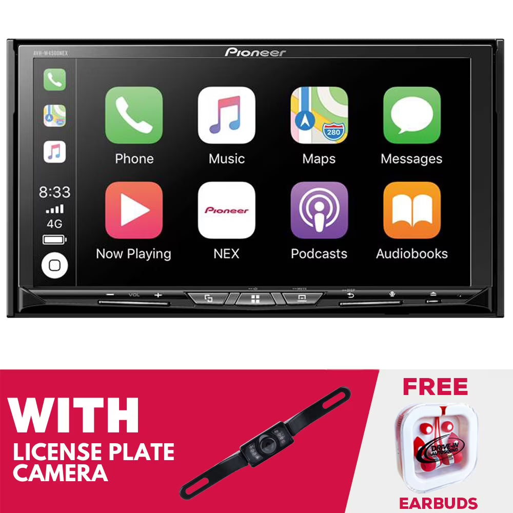 Pioneer AVH-W4500NEX 7  DVD Receiver Car Stereo with Free LP Camera