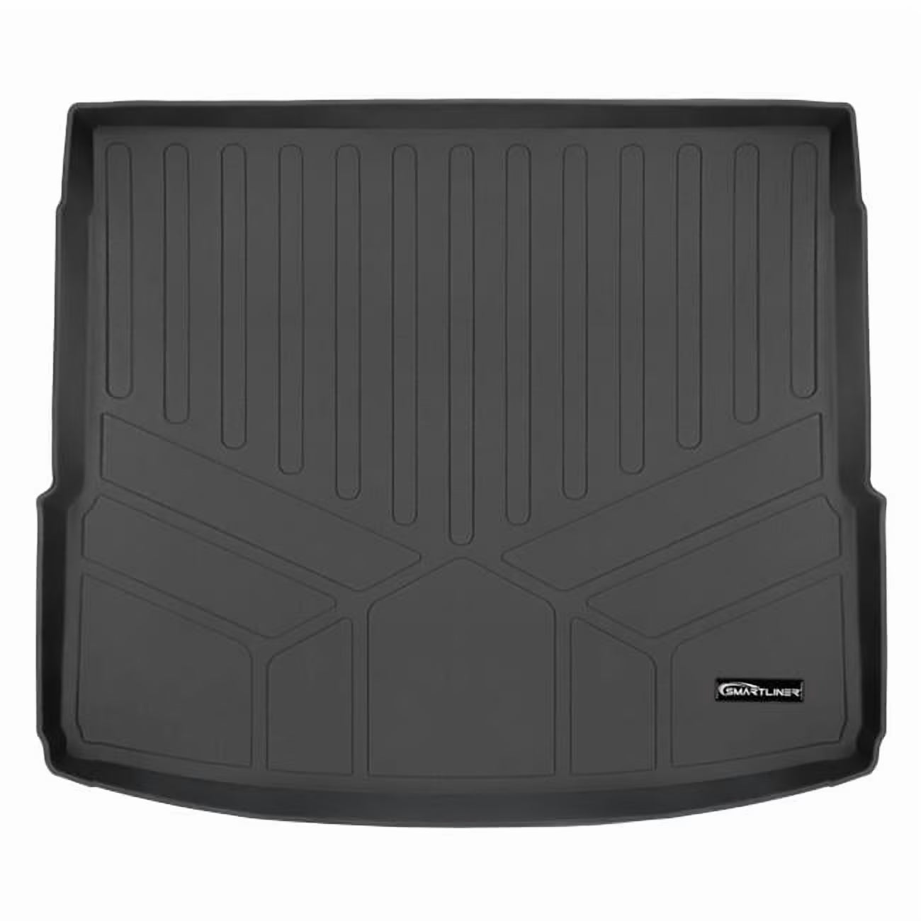 Smartliner SD0312 All Weather Custom Fit Trunk Floor Mat & Cargo Liner for 2018-2022 Audi Q5, Black