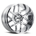 20  Vision Off-Road 360 Sliver Chrome Wheel 20x10 6x135 Lifted Truck Rim -25mm