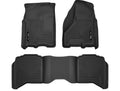 Husky Liners Weatherbeater Floor Mats | Fits 2009 - 2024 Ram 1500 (19-24 Classic Body only) Crew Cab; 2010 - 2018 Ram 2500/3500 w/Automatic Transmission | Front & 2nd Row, 3-pc Black - 99001