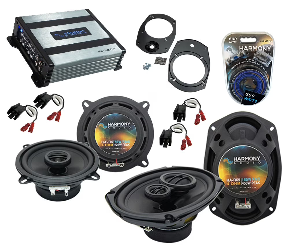 Harmony Dodge Ram 2500/3500 03-05 HA-R5 5.25  225W, HA-R69 6x9  450W & 800W Amp