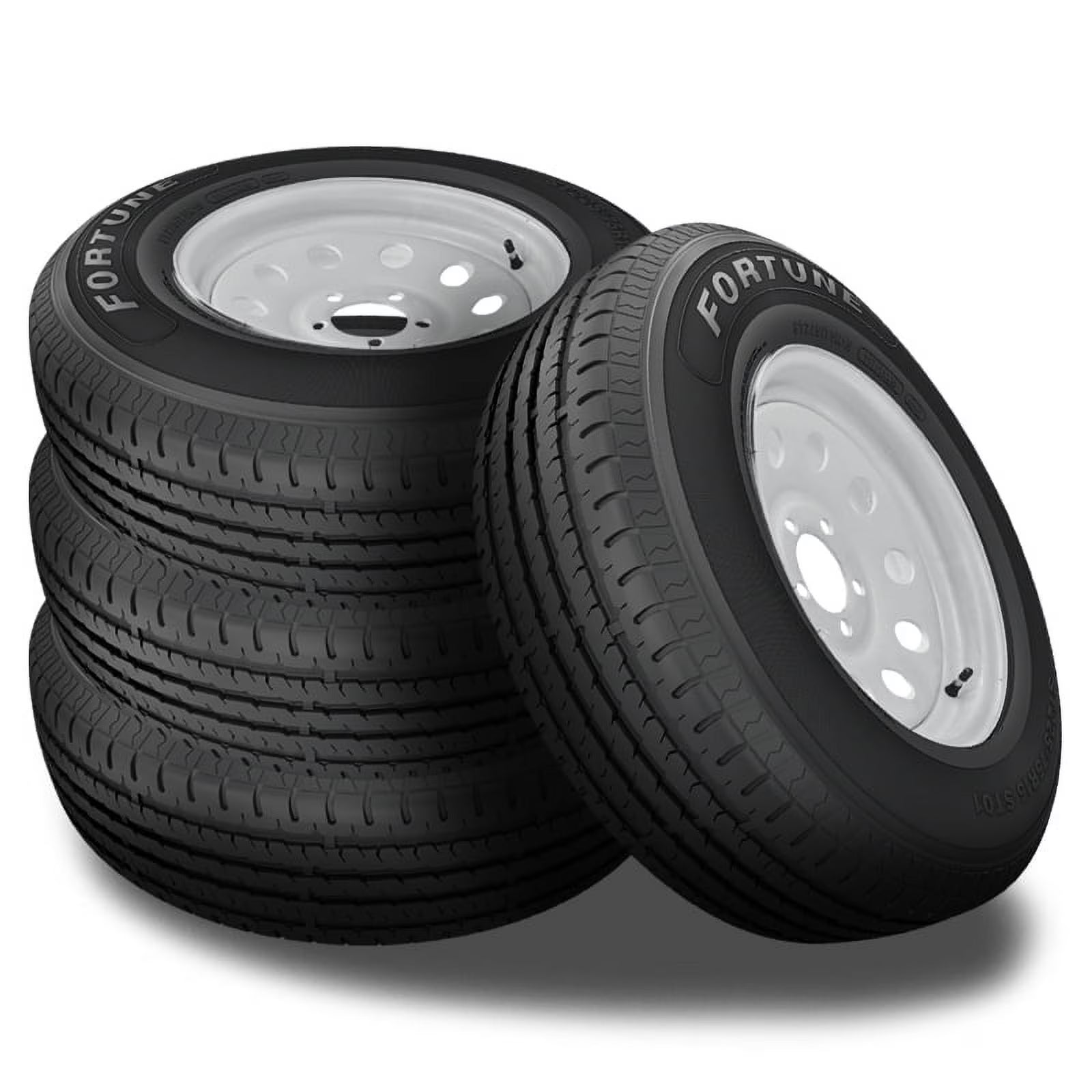 4 Fortune ST01 Trailer ST 205/75R15 107/102M Load Range D Boat Camping Trailer 9205031171 / 205/75/15 / 2057515