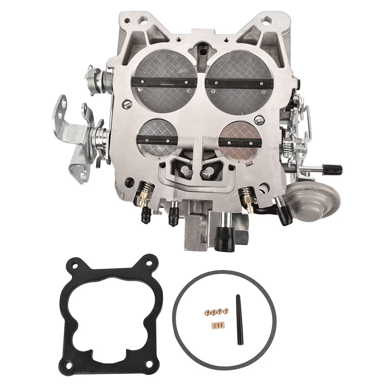 GELUOXI 4-Barrel Carburetor for Chevrolet GMC with 4MV-Divorced Remote Mechanical Choke 1966-1973