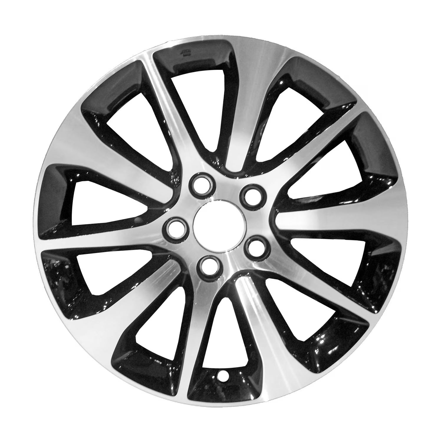 Remanufactured Machined and Painted Black Aluminum Wheel 17 x 7.5 42700TZ3A01 fits 2015-2017 Acura TLX
