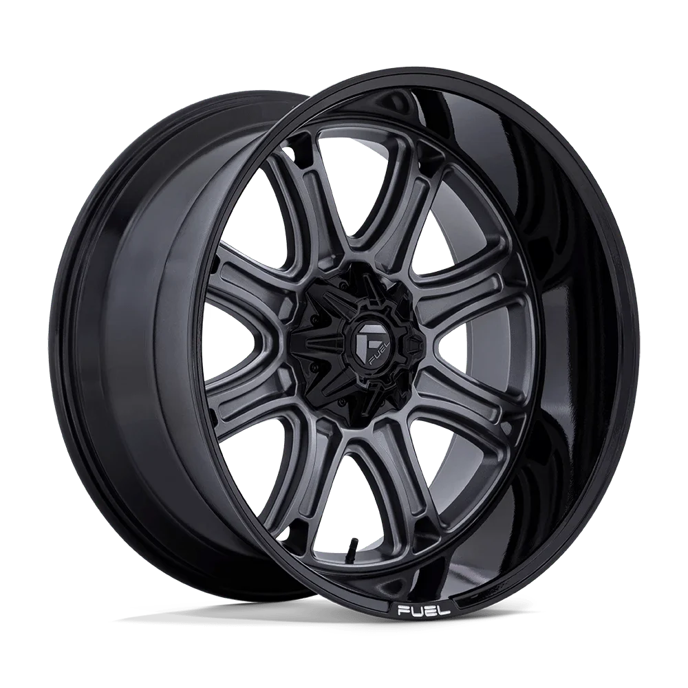 Fuel 1PC Cast Aluminum Wheel D853 24x12 6x135/5.5 M-GNMTL BLK-LP -44mm, FC853AB24126744N