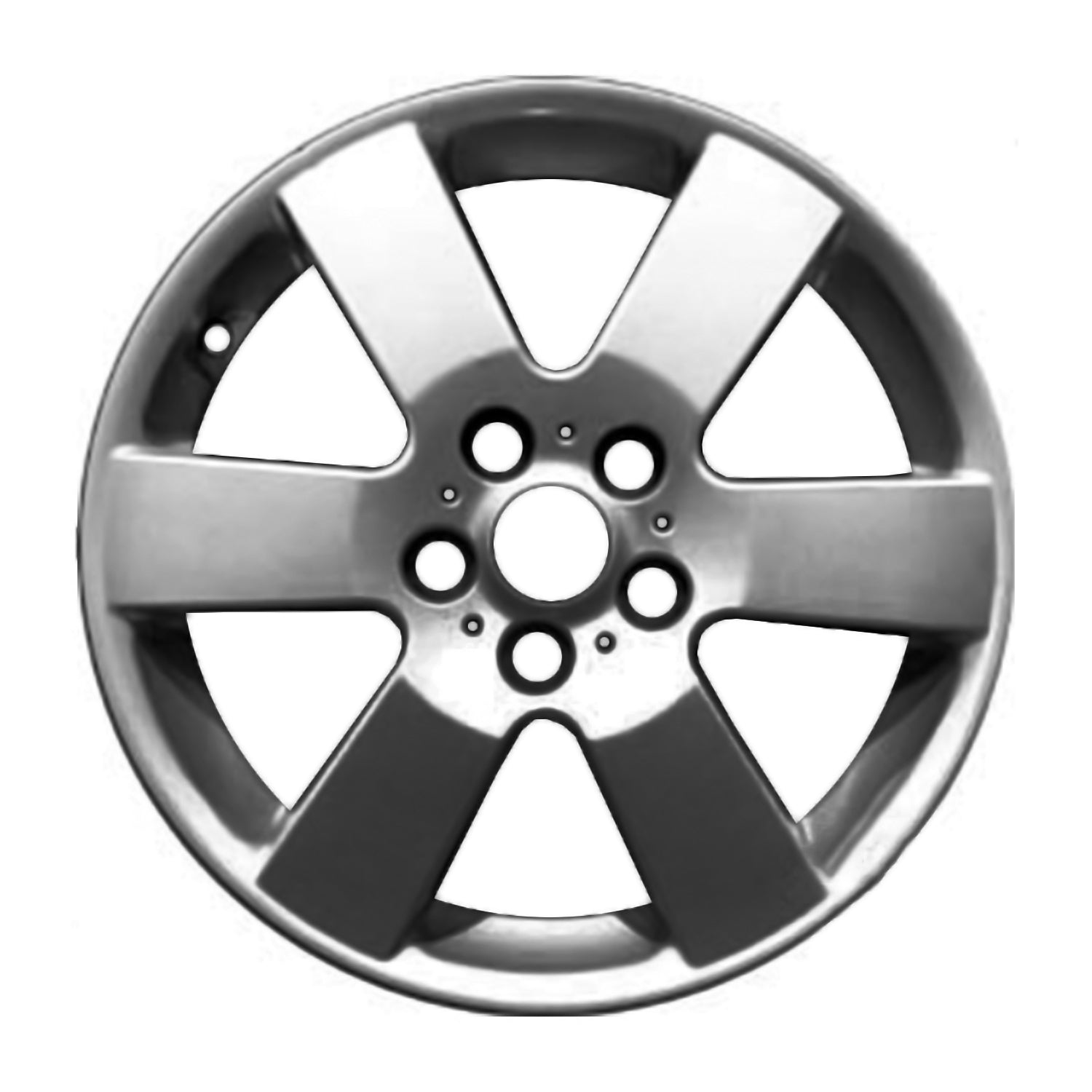 Remanufactured Painted Silver Aluminum Wheel 17 x 6.5 529102G350 fits 2006-2010 KIA Optima