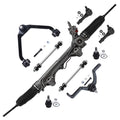 Detroit Axle - Power Steering Rack and Pinion Control Arms Ball Joints Sway Bars Tie Rods Replacement for Ford Explorer Ranger B2500