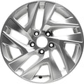 Remanufactured Painted Bright Silver Metallic Aluminum Wheel 17 x 7 42700T1WA82 fits 2015-2016 Honda CR-V
