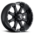 Raceline 991B-ASSAULT 16  Cast Aluminum Wheel, ASSAULT BLACK 16X8 5X5.5 0mm (4.5 B/S)
