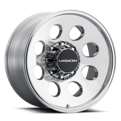 16x7 Vision 56VT Midway Trailer Polished Wheel 8x6.5 (-12mm)
