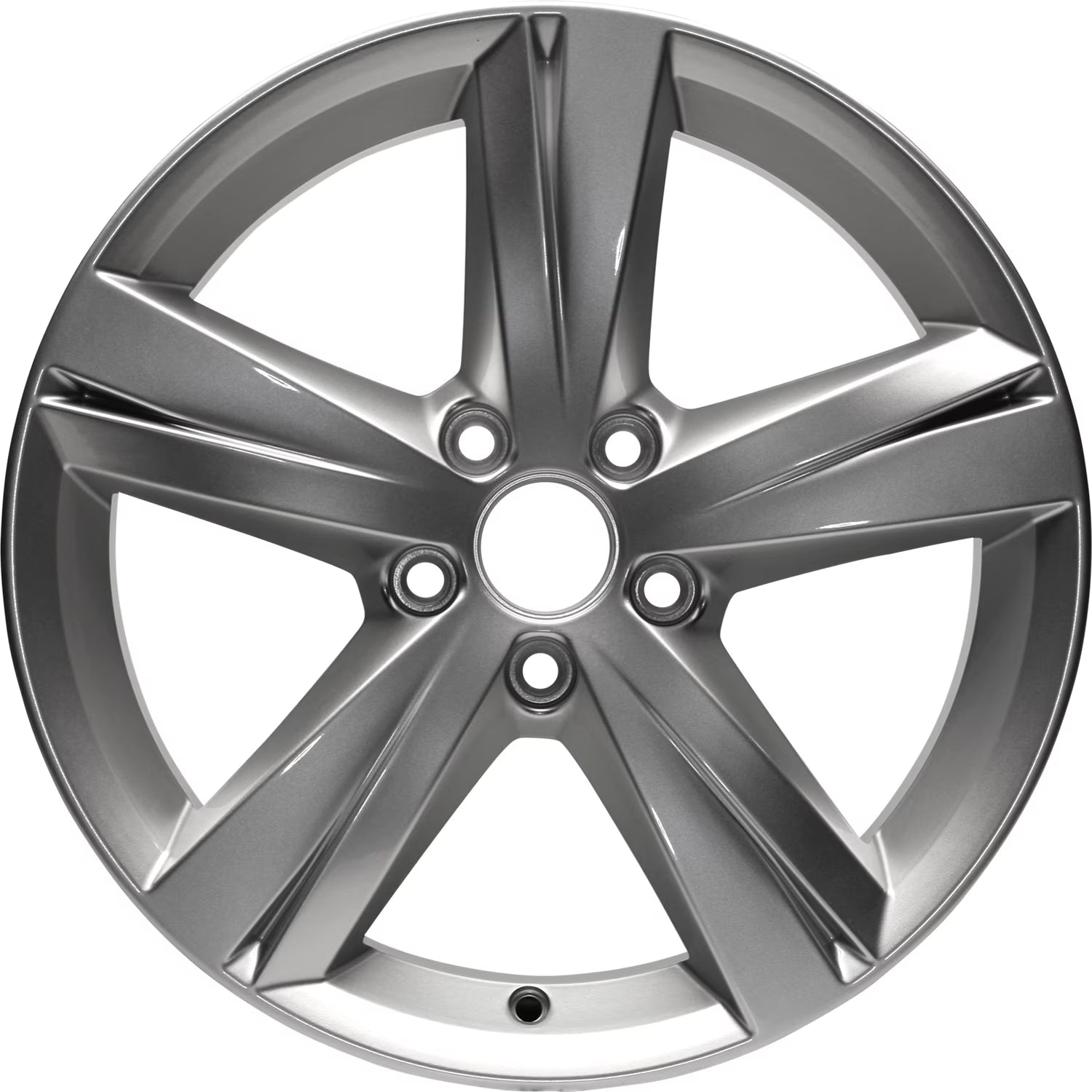 Remanufactured Painted Silver Metallic Aluminum Wheel 17 x 7 561601025A8Z8 fits 2012-2015 Volkswagen Passat