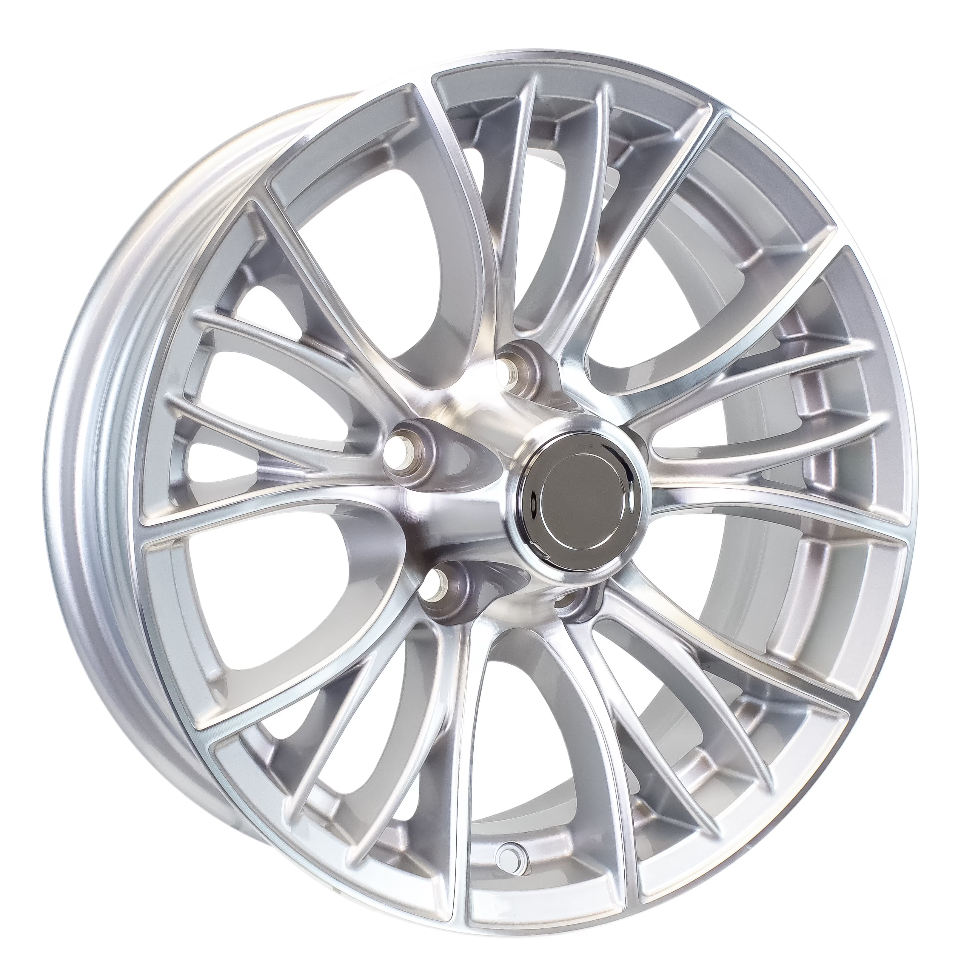 eCustomrim Aluminum Trailer Wheel 15X5 15  Evolution Style 5 Lug On 4.5  Center Rim