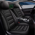AOMSAZTO Seat Covers Fit for Kia Seltos 2021-2024 Car Seat Covers Full Set 5 Seats Faux Leather Car Seat Cushion Protector (Black)