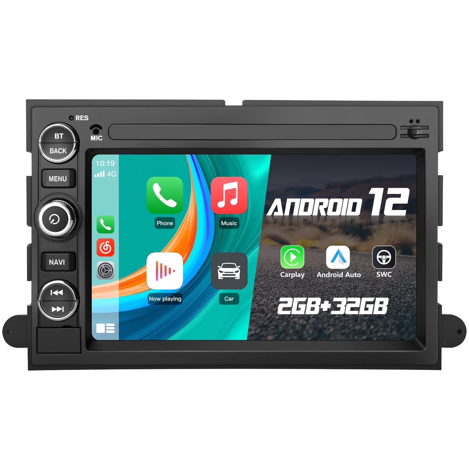 Awesafe 7-Inch Android 12 Car Radio Stereo for Ford,Wireless Carplay/Android Auto Bluetooth GPS WiFi