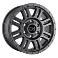 Black Rhino Aluminum Rim YELLOWSTONE 18X8in Matte Gunmetal Finish, 1880YWN486130G84