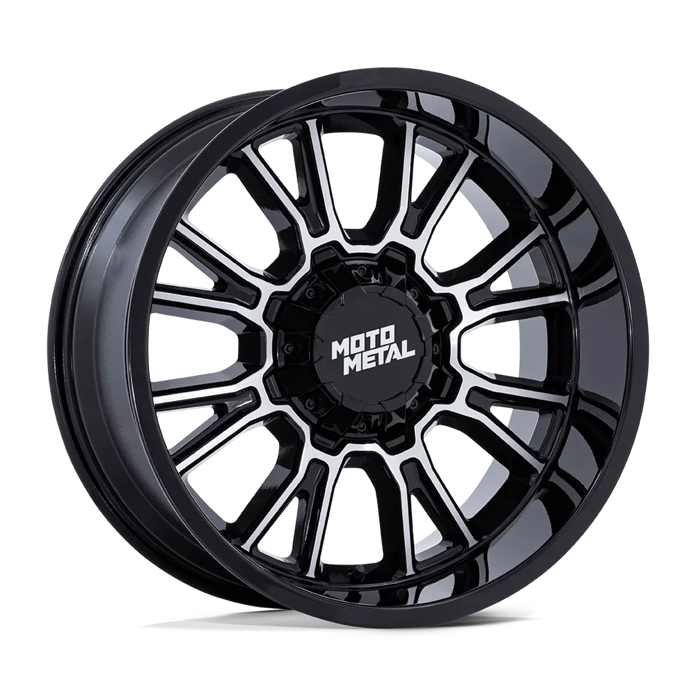 Moto Metal Cast Aluminum Wheel MO810 20x9 8x6.5 G-BLK-MCH 20mm, MO810BD20908020