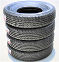 Set of 4 Transeagle ST Radial II Steel Belted ST205/75R14 205/75R14 105/101L D 8 Ply Trailer Tires