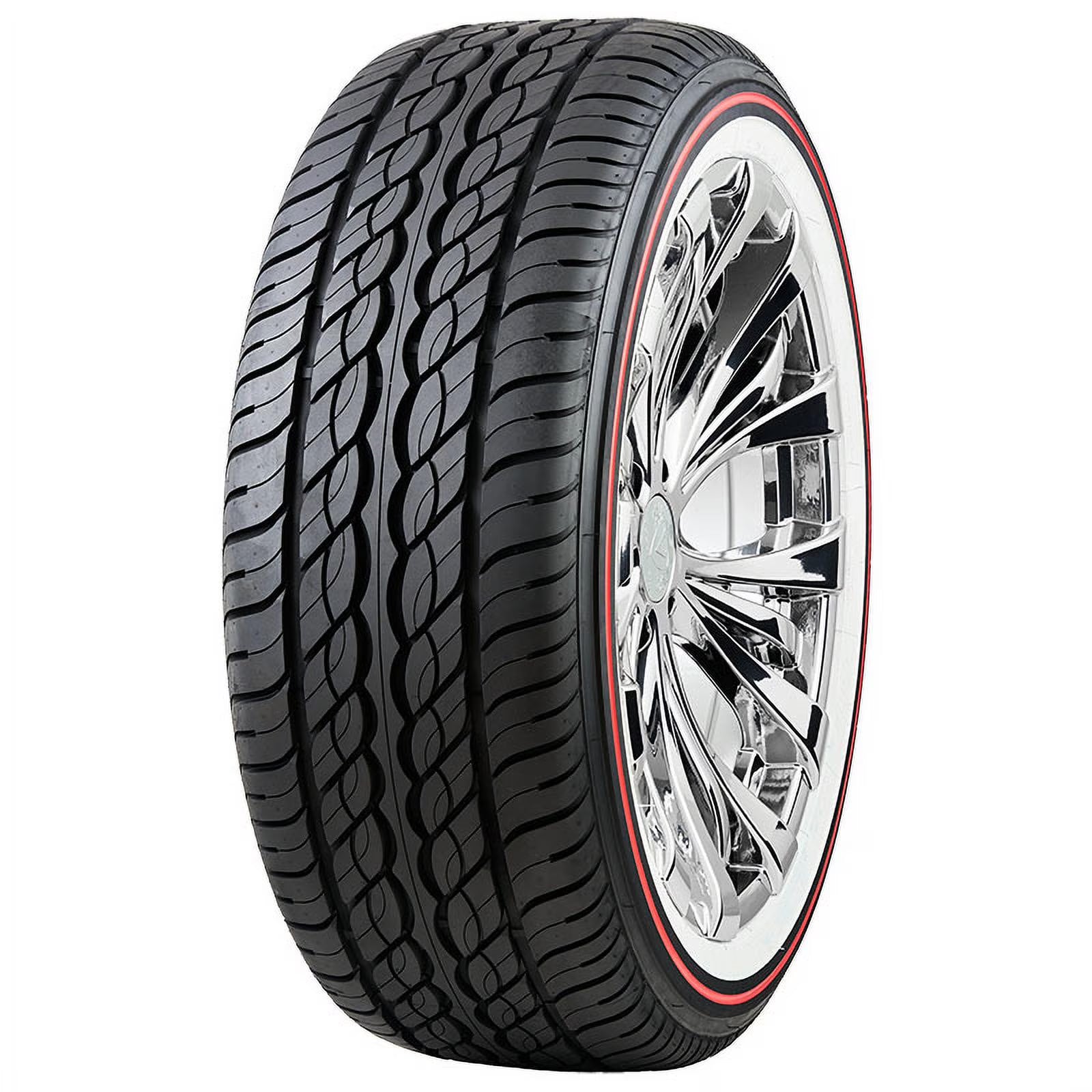 Set of 2 Vogue Red Stripe Custom Built Radial XIII SCT 235/55R17 99H Tires Fits: 2014-17 Ford Escape SE, 2018-19 Ford Escape SEL