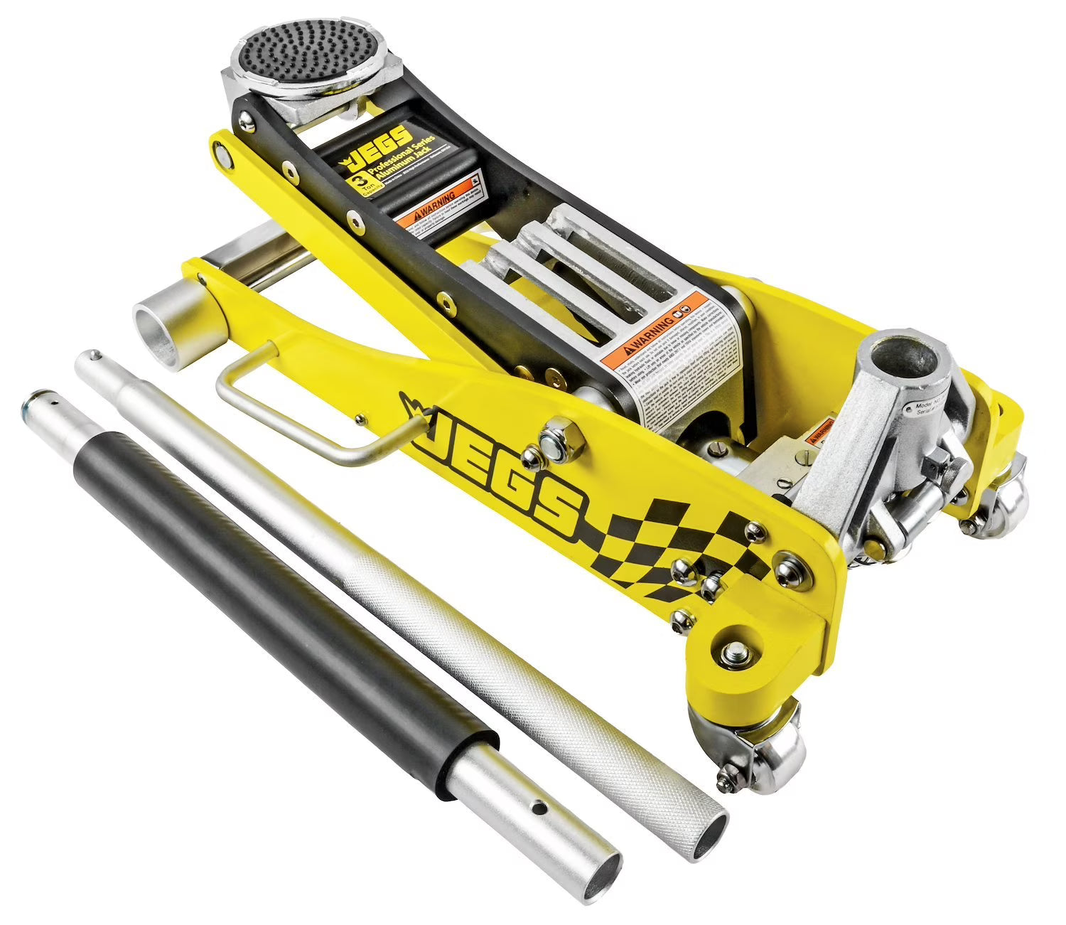 JEGS 80077 Professional Low-Profile Aluminum Floor Jack 3-Ton Low-Profile: 3 1/2