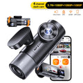 Vantrue Nexus 5 4 Channel WiFi Dash Cam, STARVIS 2 IR Night Vision, 2.7K+1080P*3 Front Rear Inside Dashcam, Voice Control, GPS, 24 Hours Buffered Parking Mode Dash Camera, Support 512GB Max