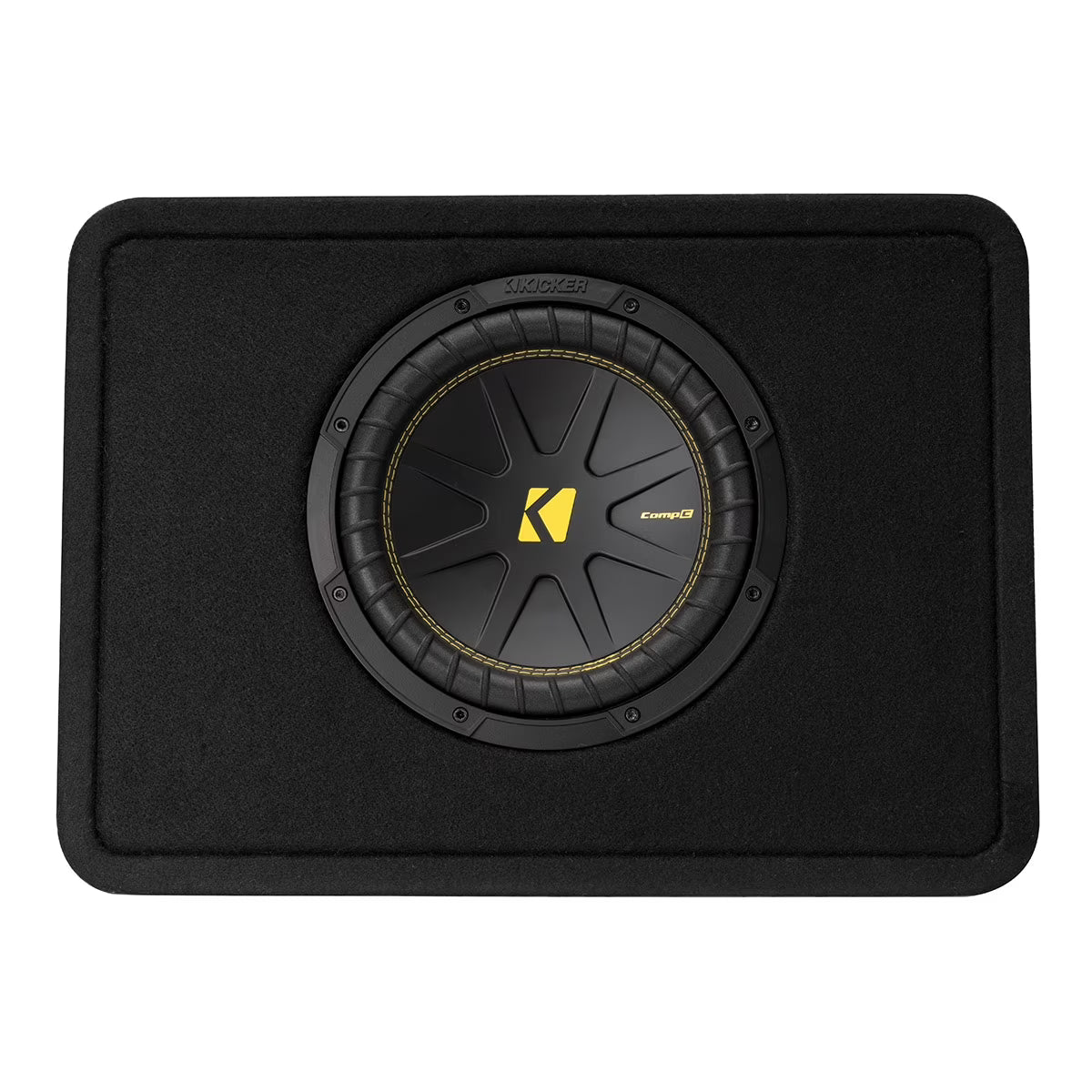 Kicker 50TCWC102 Car Subwoofer, Black, 21.50 x 7.90 x 15.00 inch