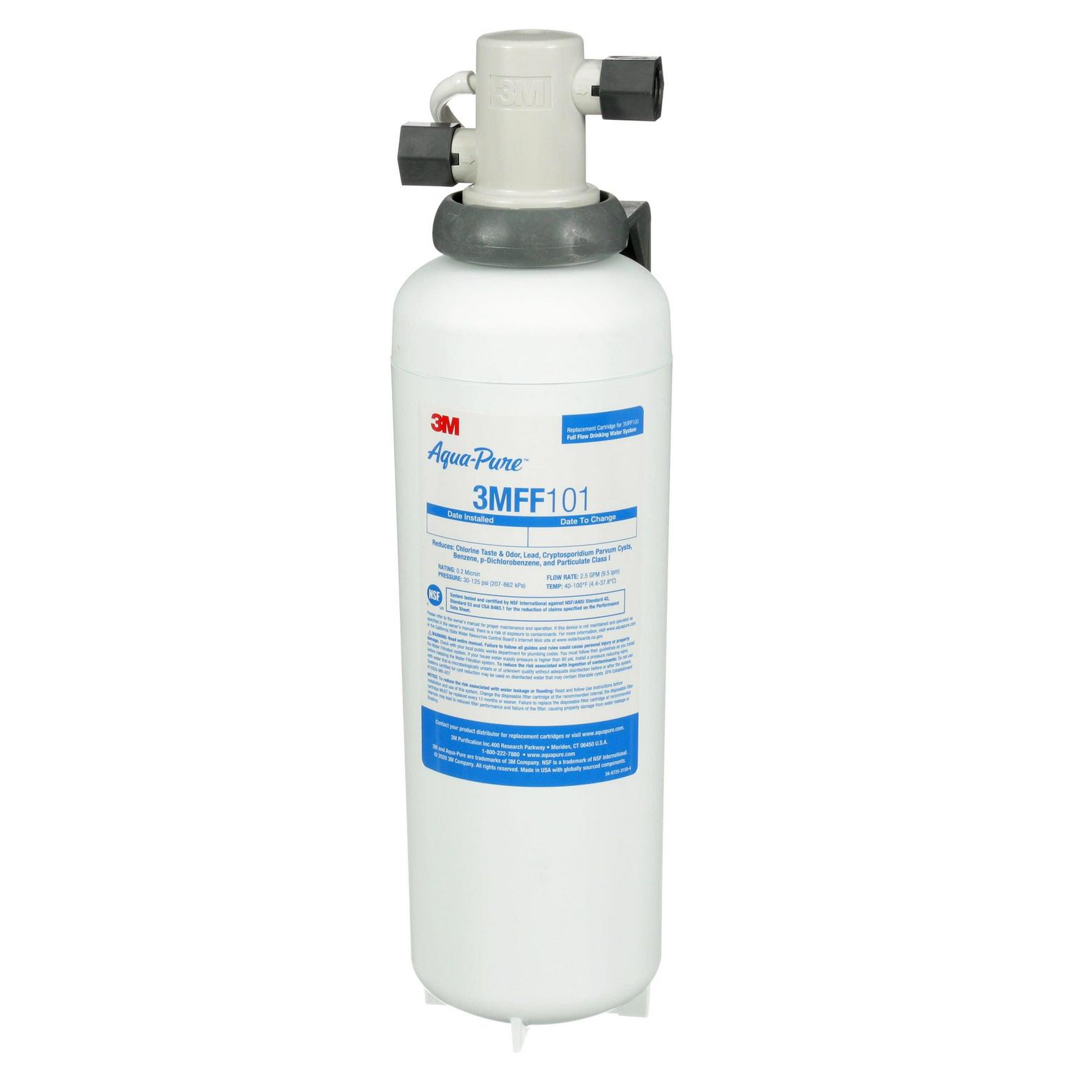 3M Under Sink Full Flow Water Filter System 3MFF100. 5616318