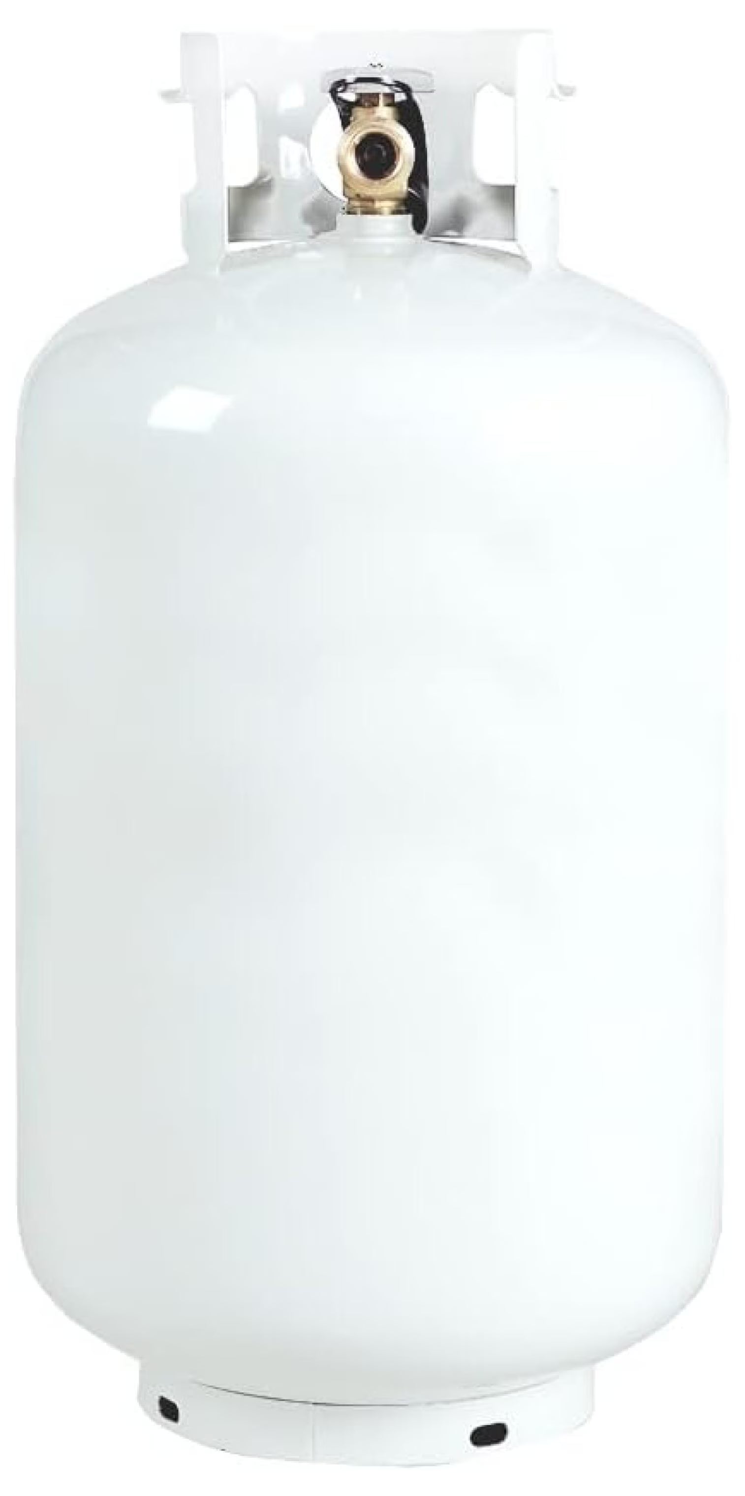 New 30 lb. Steel Propane/LP Cylinder with OPD White 30LBLPG