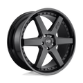 Niche M192 Altair 20X10.5 5X112 30Et 66.56Cb Gloss Black Matte Black Wheel