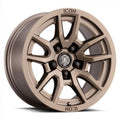 17x8.5 Icon Alloys Vector 5 Bronze Wheel 5x150 (25mm) Fits select: 2007-2021 TOYOTA TUNDRA, 2013-2021 LEXUS LX
