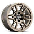 17x8.5 Icon Alloys Vector 6 Bronze Wheel 6x120 (0mm) Fits select: 2015-2022 CHEVROLET COLORADO, 2015-2022 GMC CANYON