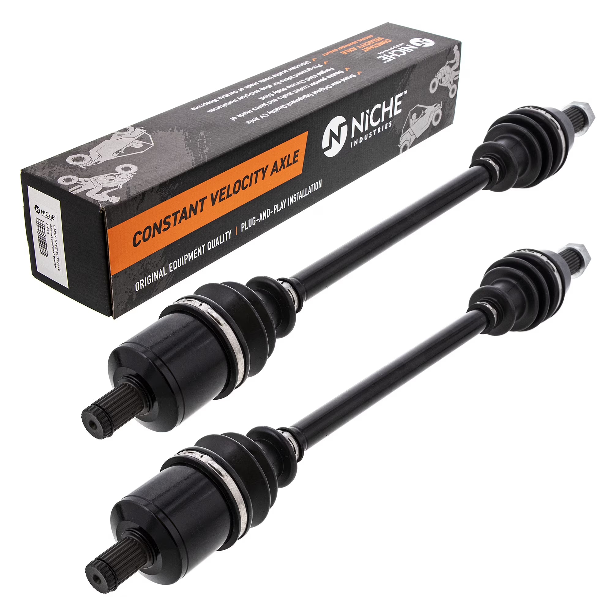 Niche Front Half Shaft CV Axle Polaris Ranger 900 1000 XP 570 RZR S 4 800 2 Pack 1332637 519-KCA2248X