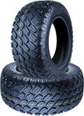 Set 2 WOLF PACK 23X10-14 Golf Cart Tires Non-Directional Tubeless Tire Multi-Terrain Tire with Superior Traction and Mud-Resistant Self-Cleaning Tread Design for Long-Lasting Performance