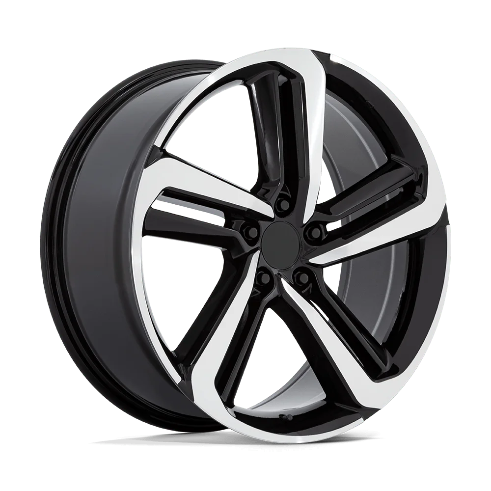 Performance Replicas Cast Aluminum Rim PR216 20X8.5 5X4.5 G-BLK MACH 45MM, 216BM-286545
