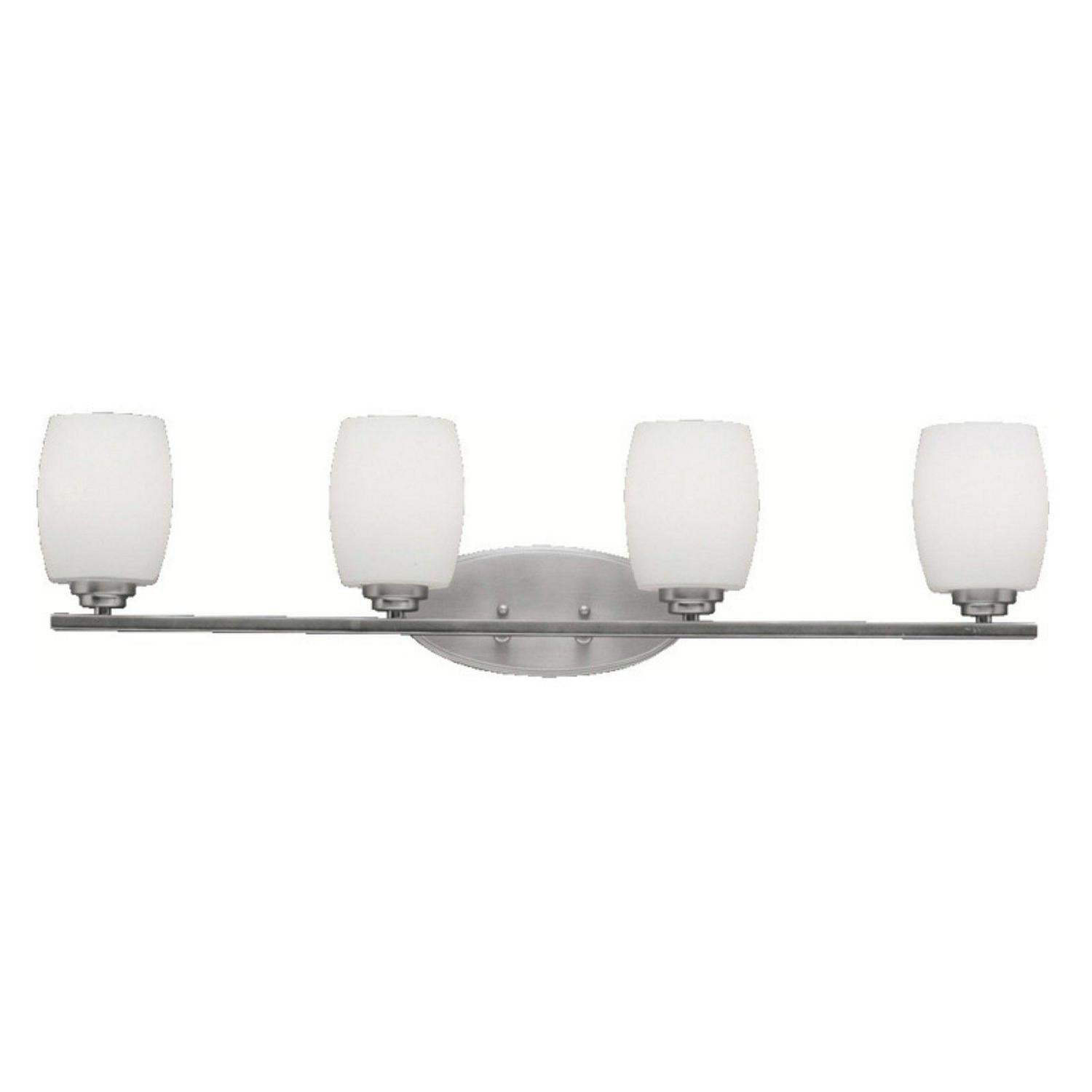 Eileen 4-Light 34¡å Bathroom Vanity Light in Brushed Nickel