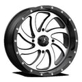 KMC-XD Wheels M36-024737 XDWM36-024737 SWITCH 24x7 4x137.00 MACHINED GLOSS BLACK (0 mm)